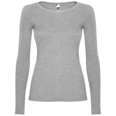 Picture of EXTREME LONG SLEEVE LADIES TEE SHIRT in Marl Grey.