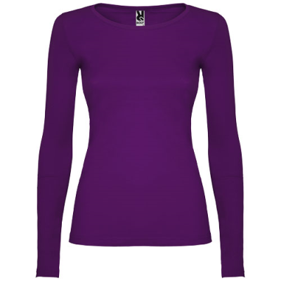 Picture of EXTREME LONG SLEEVE LADIES TEE SHIRT in Purple.