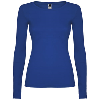 Picture of EXTREME LONG SLEEVE LADIES TEE SHIRT in Royal Blue.