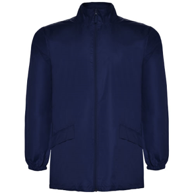 Picture of ESCOCIA UNISEX LIGHTWEIGHT RAIN JACKET in Navy Blue.