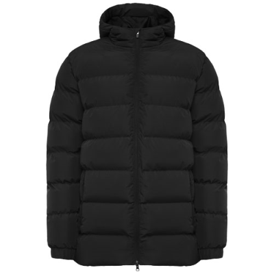 Picture of NEPAL UNISEX THERMAL INSULATED PARKA in Solid Black.