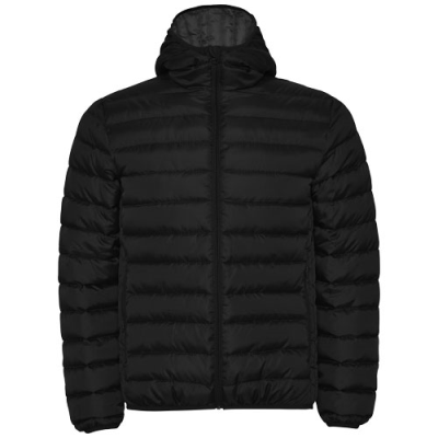 Picture of NORWAY MENS THERMAL INSULATED JACKET in Solid Black.