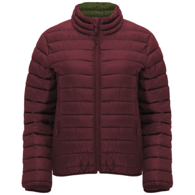 Picture of FINLAND LADIES THERMAL INSULATED JACKET in Garnet.
