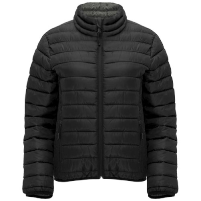 Picture of FINLAND LADIES THERMAL INSULATED JACKET in Solid Black.