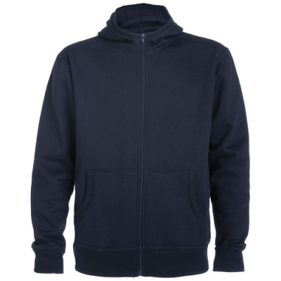 Picture of MONTBLANC UNISEX FULL ZIP HOODED HOODY in Navy Blue.