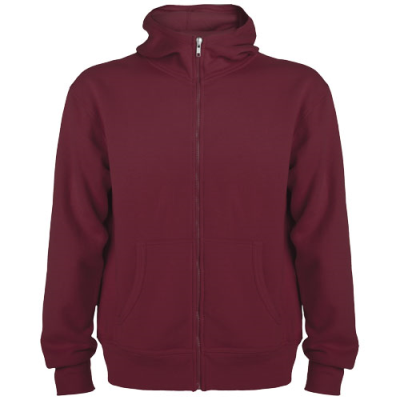 Picture of MONTBLANC UNISEX FULL ZIP HOODED HOODY in Garnet