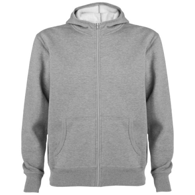 Picture of MONTBLANC UNISEX FULL ZIP HOODED HOODY in Marl Grey.
