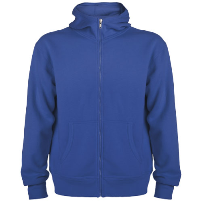 Picture of MONTBLANC UNISEX FULL ZIP HOODED HOODY in Royal Blue.