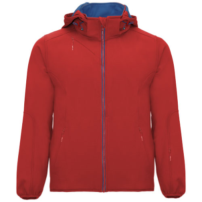Picture of SIBERIA UNISEX SOFTSHELL JACKET in Red.