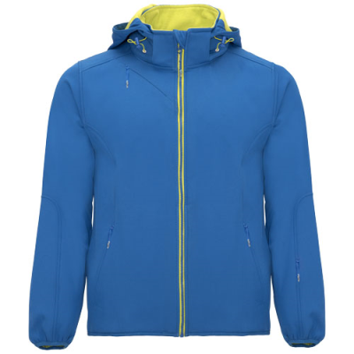 Picture of SIBERIA UNISEX SOFTSHELL JACKET in Royal Blue.