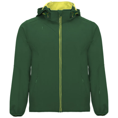 Picture of SIBERIA UNISEX SOFTSHELL JACKET in Dark Green.
