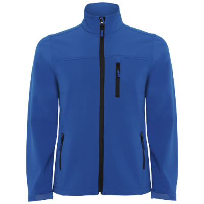 Picture of ANTARTIDA MENS SOFTSHELL JACKET in Royal Blue.