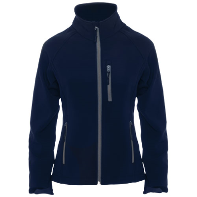 Picture of ANTARTIDA LADIES SOFTSHELL JACKET in Navy Blue.