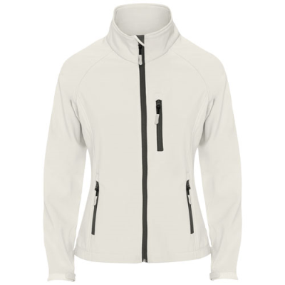 Picture of ANTARTIDA LADIES SOFTSHELL JACKET in Pearl White.