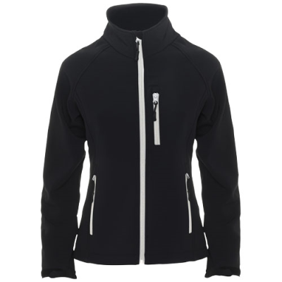Picture of ANTARTIDA LADIES SOFTSHELL JACKET in Solid Black.