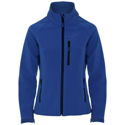 Picture of ANTARTIDA LADIES SOFTSHELL JACKET in Royal Blue.