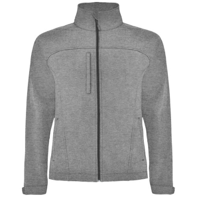 Picture of RUDOLPH UNISEX SOFTSHELL JACKET in Heather Black.
