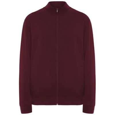 Picture of ULAN UNISEX FULL ZIP SWEATER in Garnet