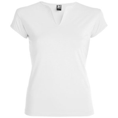 Picture of BELICE SHORT SLEEVE LADIES TEE SHIRT in White.