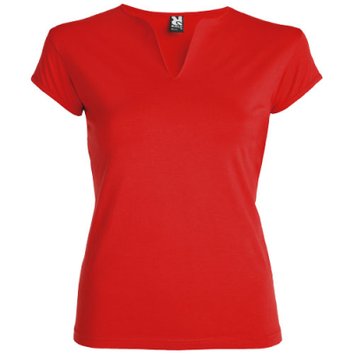 Picture of BELICE SHORT SLEEVE LADIES TEE SHIRT in Red.