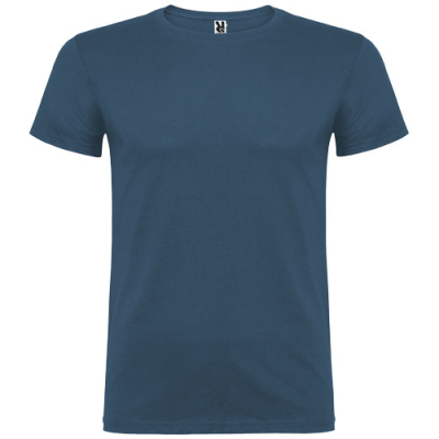 Picture of BEAGLE SHORT SLEEVE MENS TEE SHIRT in Moonlight Blue.