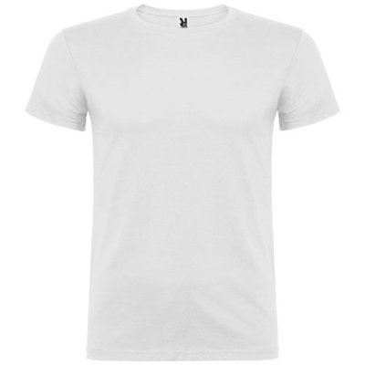 Picture of BEAGLE SHORT SLEEVE MENS TEE SHIRT in White.