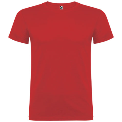 Picture of BEAGLE SHORT SLEEVE MENS TEE SHIRT in Red