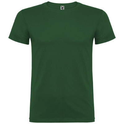 Picture of BEAGLE SHORT SLEEVE MENS TEE SHIRT in Dark Green.