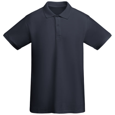 Picture of PRINCE SHORT SLEEVE MENS POLO in Navy Blue.