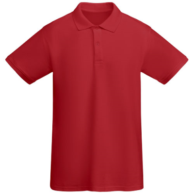 Picture of PRINCE SHORT SLEEVE MENS POLO in Red.