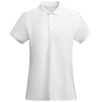Picture of PRINCE SHORT SLEEVE LADIES POLO in White.