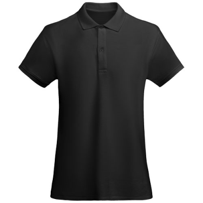 Picture of PRINCE SHORT SLEEVE LADIES POLO in Solid Black.