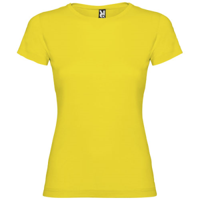 Picture of JAMAICA SHORT SLEEVE LADIES TEE SHIRT in Yellow.