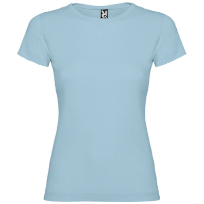 Picture of JAMAICA SHORT SLEEVE LADIES TEE SHIRT in Light Blue.