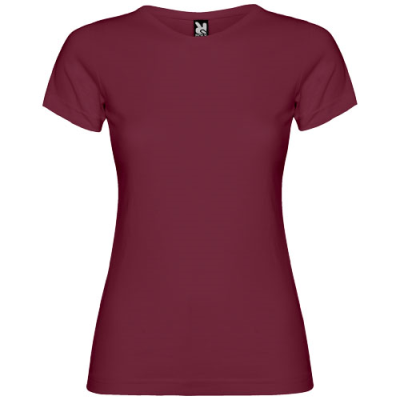 Picture of JAMAICA SHORT SLEEVE LADIES TEE SHIRT in Garnet