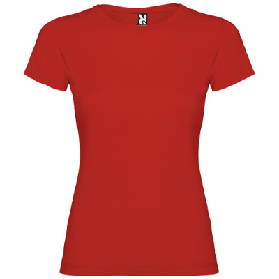 Picture of JAMAICA SHORT SLEEVE LADIES TEE SHIRT in Red.