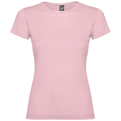 Picture of JAMAICA SHORT SLEEVE LADIES TEE SHIRT in Light Pink.