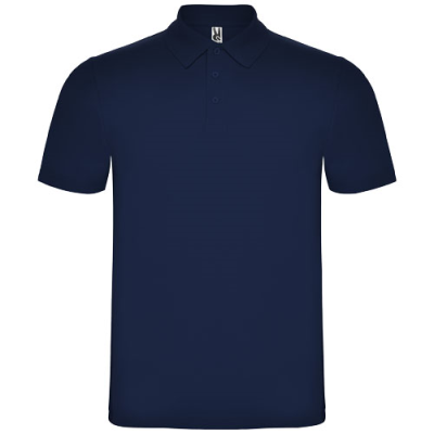 Picture of AUSTRAL SHORT SLEEVE UNISEX POLO in Navy Blue.