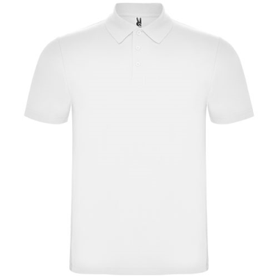 Picture of AUSTRAL SHORT SLEEVE UNISEX POLO in White.