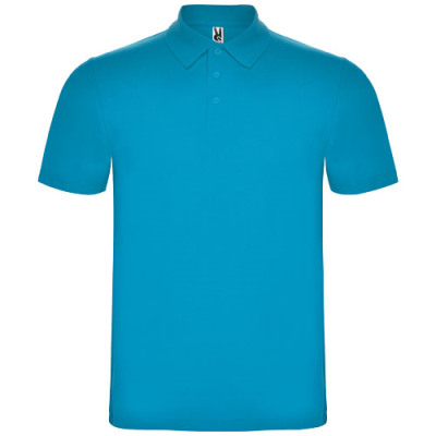 Picture of AUSTRAL SHORT SLEEVE UNISEX POLO in Turquois.