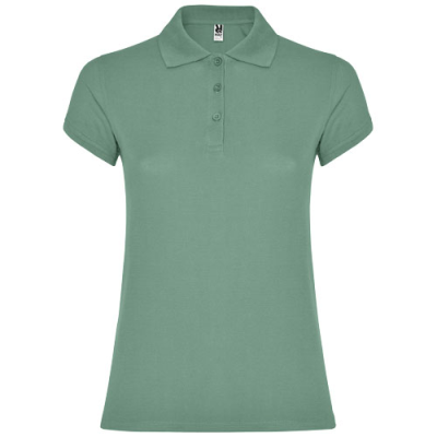 Picture of STAR SHORT SLEEVE LADIES POLO in Dark Mints.