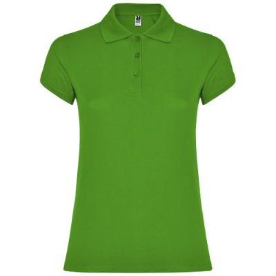 Picture of STAR SHORT SLEEVE LADIES POLO in Grass Green.