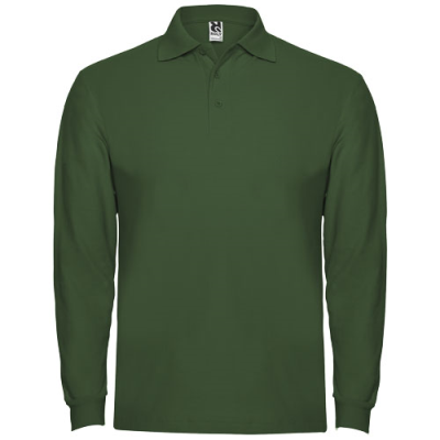 Picture of ESTRELLA LONG SLEEVE MENS POLO in Dark Green