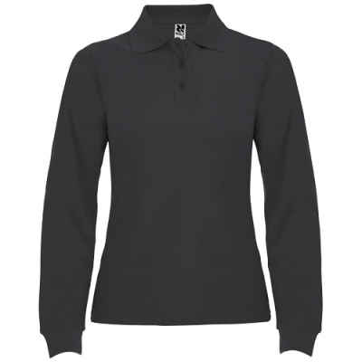 Picture of ESTRELLA LONG SLEEVE LADIES POLO in Dark Lead