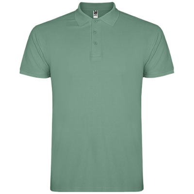 Picture of STAR SHORT SLEEVE MENS POLO in Dark Mints.