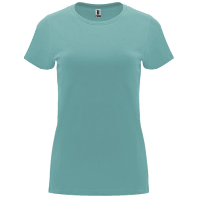 Picture of CAPRI SHORT SLEEVE LADIES TEE SHIRT in Dusty Blue