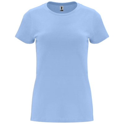 Picture of CAPRI SHORT SLEEVE LADIES TEE SHIRT in Light Blue.