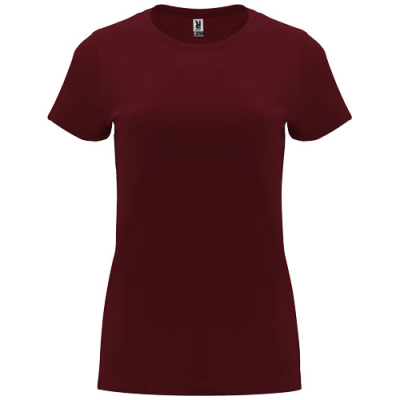 Picture of CAPRI SHORT SLEEVE LADIES TEE SHIRT in Garnet.