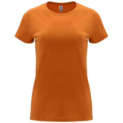 Picture of CAPRI SHORT SLEEVE LADIES TEE SHIRT in Orange.