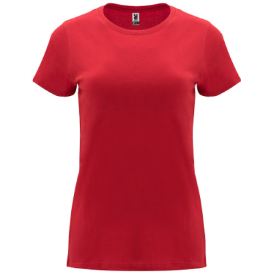 Picture of CAPRI SHORT SLEEVE LADIES TEE SHIRT in Red.